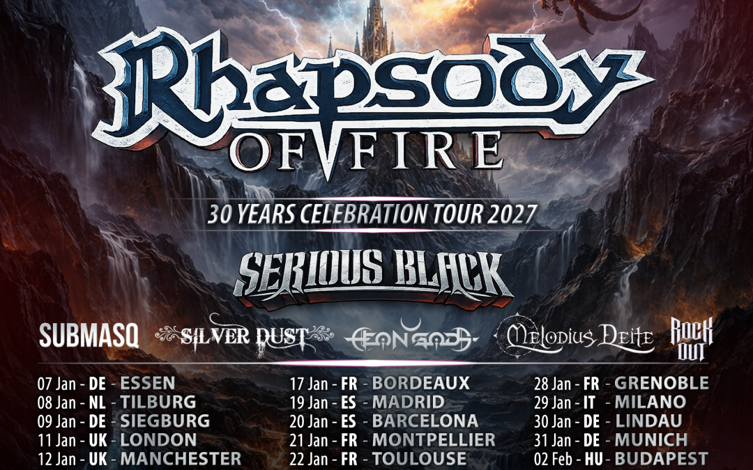 AEON GODS to Join RHAPSODY OF FIRE on the Motocultor Across Europe Tour 2027